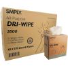 imageDriWipe S500 by SMPLY Brands  AllPurpose Disposable Wipes 10 Boxes of 176 1760 Total Wipes Strong Alternative to Shop Towels ampamp Paper Towels 8quot x 12quot CenterPull Sheets