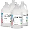 imageFroggys Flakes Snow Machine Fluid Concentrate 8 fl oz ExtraDry Formula Snow Fluid with 30 Feet FloatDrop Makes 4 Gallons of Snow Fluid4 Gallons Concentrate