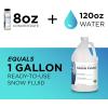 imageFroggys Flakes Snow Machine Fluid LongLasting Formula Snow Fluid with 75 Feet FloatDrop Makes 4 Gallons55 Gallons Concentrate
