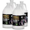 imageFroggys Fog High Color Bubble Juice Strong LongLasting Bubble Solution Creates Iridescent Bubbles for Bubble Machines Bubblers and Bubble Wands 1 Gallon4 Gallon Case