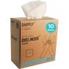 imageDriWipe S500 by SMPLY Brands  AllPurpose Disposable Wipes 10 Boxes of 176 1760 Total Wipes Strong Alternative to Shop Towels ampamp Paper Towels 8quot x 12quot CenterPull Sheets