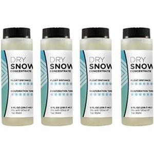 imageFroggys Flakes Snow Machine Fluid Concentrate 8 fl oz Dry Formula Snow Fluid with 5075 Feet FloatDrop Makes 4 Gallons of Snow Fluid32oz Concentrate