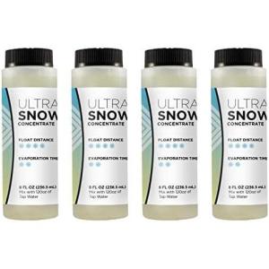 imageFroggys Flakes Snow Machine Fluid Concentrate 8 fl oz UltraDry Indoor Formula Snow Fluid with 3050 Feet FloatDrop Makes 1 Gallon of Snow Fluid32oz Concentrate