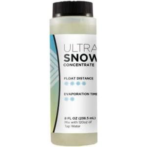 imageFroggys Flakes Snow Machine Fluid Concentrate 8 fl oz UltraDry Indoor Formula Snow Fluid with 3050 Feet FloatDrop Makes 1 Gallon of Snow Fluid8oz Concentrate