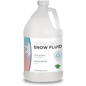 imageFroggys Flakes Snow Machine Fluid Extra Dry Formula Snow Fluid with 30 Feet FloatDrop 1 Gallon