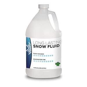 imageFroggys Flakes Snow Machine Fluid LongLasting Formula Snow Fluid with 75 Feet FloatDrop 1 Gallon