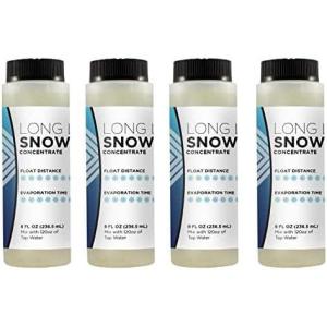 imageFroggys Flakes Snow Machine Fluid LongLasting Formula Snow Fluid with 75 Feet FloatDrop Makes 4 Gallons32oz Concentrate