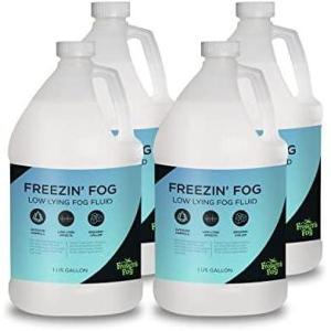 imageFroggys Fog Freezin Fog LowLying Ground Fog Fluid for Professional and Home Haunters Theatrical Effects and More 1 Gallon4 Gallons