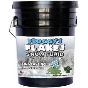 imageFroggys Fog Long Lasting Snow Fluid 5 Gallon Pail 75 Feet of Travel Before Evaporating