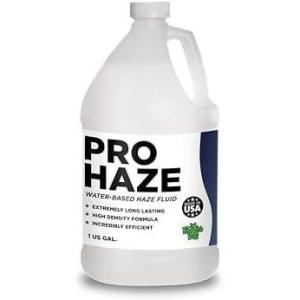imageFroggys Fog Pro Haze HighPerformance Haze Fluid for Hurricane Haze 2 and Other Haze Machines WaterBased Hazer Fluid 1 Gallon
