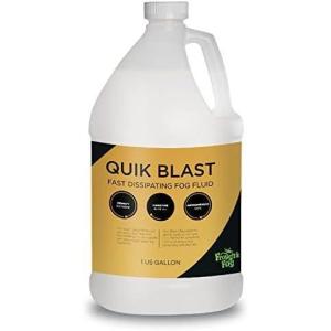 imageFroggys Fog QuikBlast Fog Juice HighDensity FastDissipating Fog Fluid for WaterBased Fog Machines Perfect for Fog Blasts and Chauvet Geysers1 Gallon