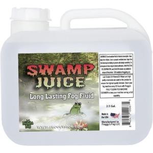 imageFroggys Fog Swamp Juice Bottle Ridiculously LongLasting Fog Fluid with 23 Hour Hang Time for Professional and Home Haunters Theatrical Effects and DJs 1 Gallon25 Gallons