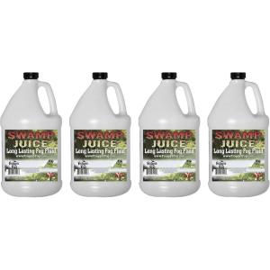 imageFroggys Fog Swamp Juice Bottle Ridiculously LongLasting Fog Fluid with 23 Hour Hang Time for Professional and Home Haunters Theatrical Effects and DJs 1 Gallon4 Gallons