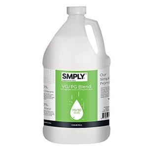 imageSMPLY 7030 Vegetable Glycerin and Propylene Glycol Blend Ultra Pure USP PG and Food Grade Vegetable Glycerin for Skin Soap Food and More 1 Gallon1 Gallon